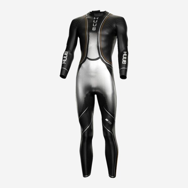 HUUB Brownlee Agilis Limited Edition Silver Bronze Wetsuit - Image 3