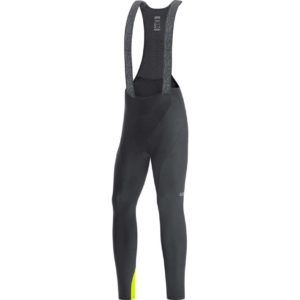 C5 Thermo Bib Tights + Black / Neon Yellow